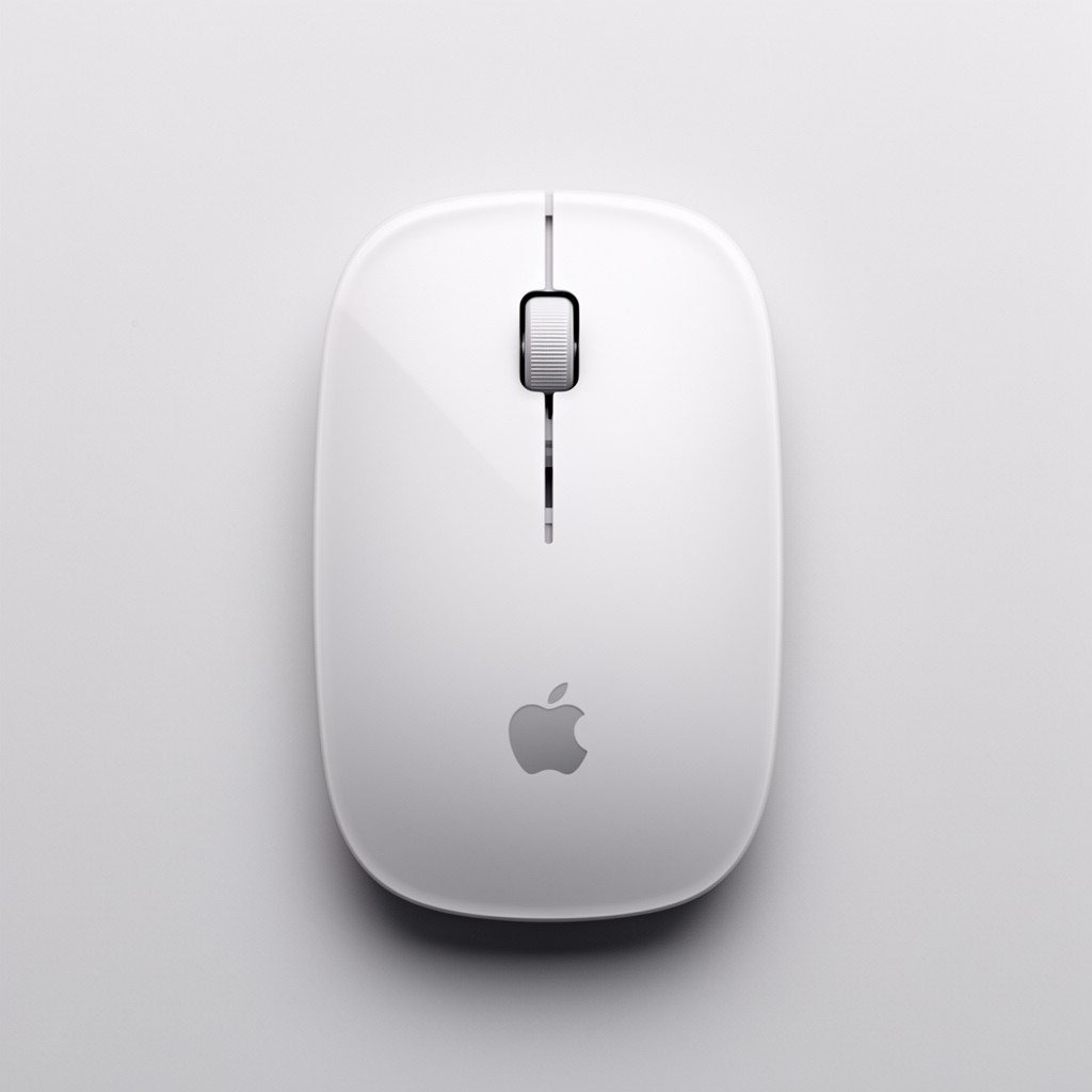 AI-generated illustration of Apple Magic Mouse