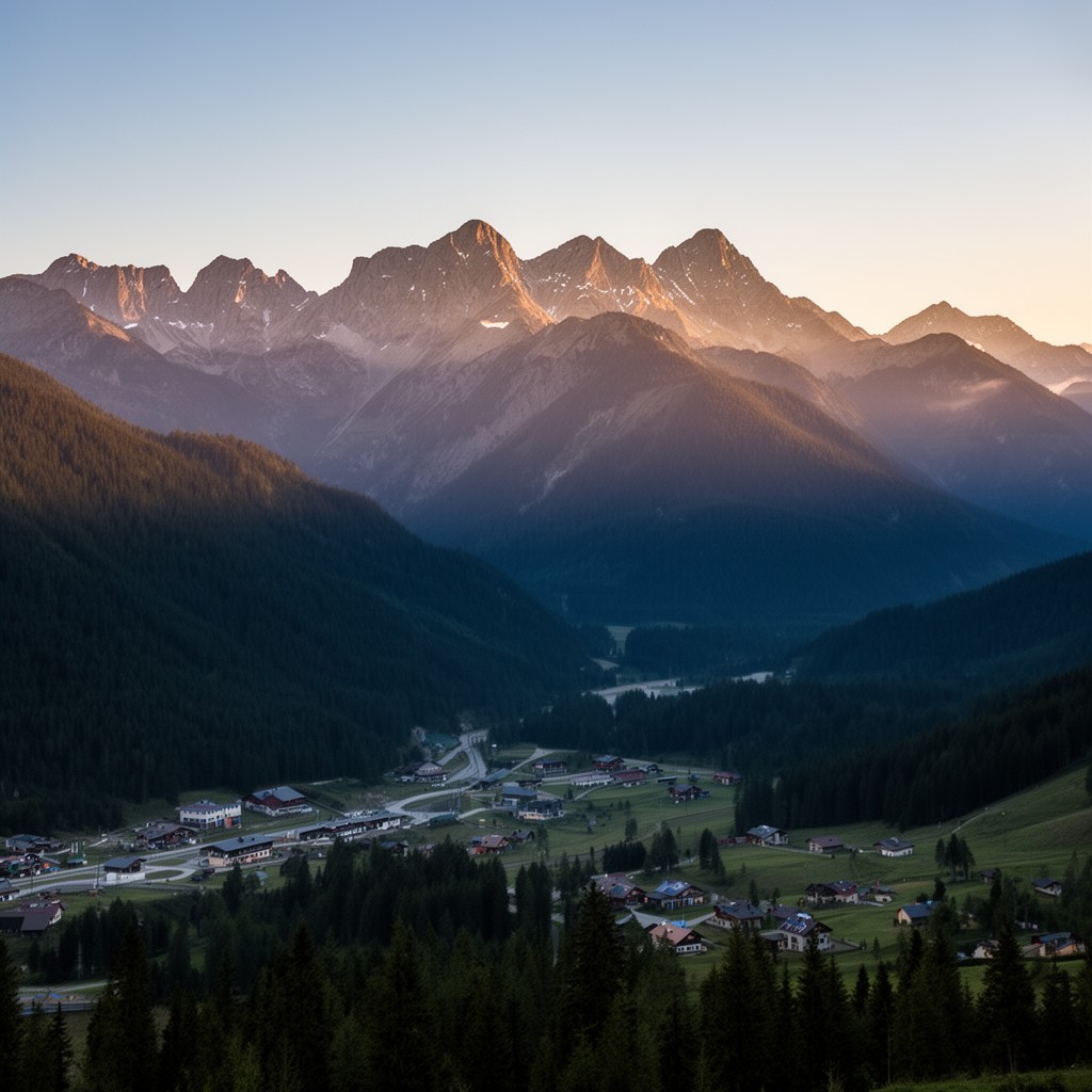 AI-generated illustration of Low Tatras