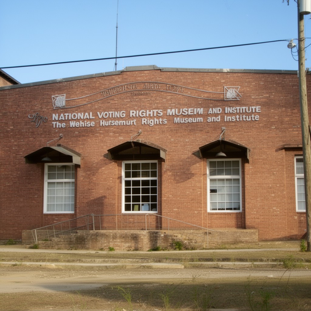 AI-generated illustration of National Voting Rights Museum and Institute