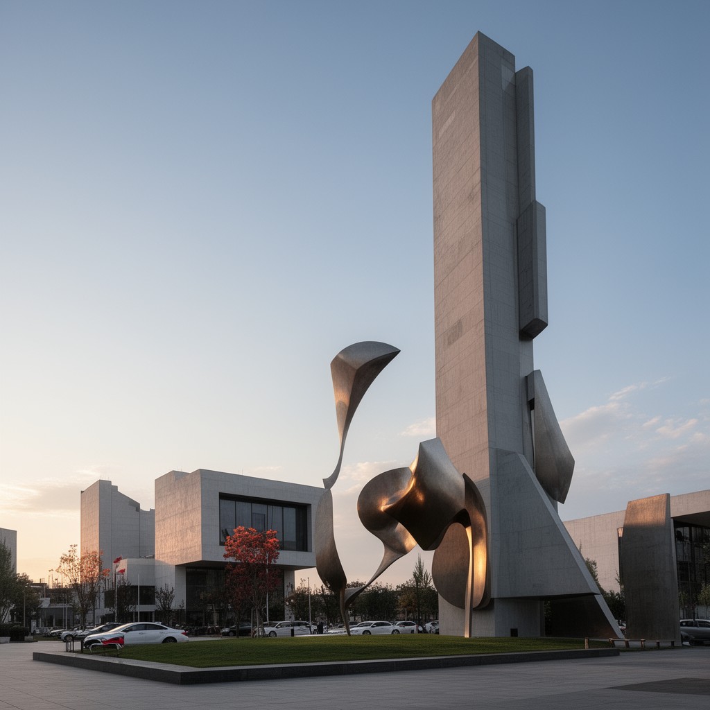 AI-generated illustration of China Sculpture Institute