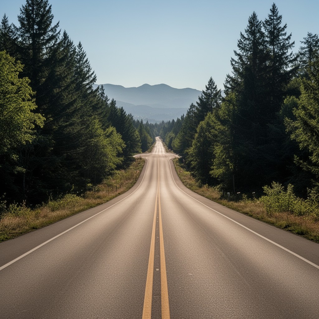 AI-generated illustration of U.S. Route 1