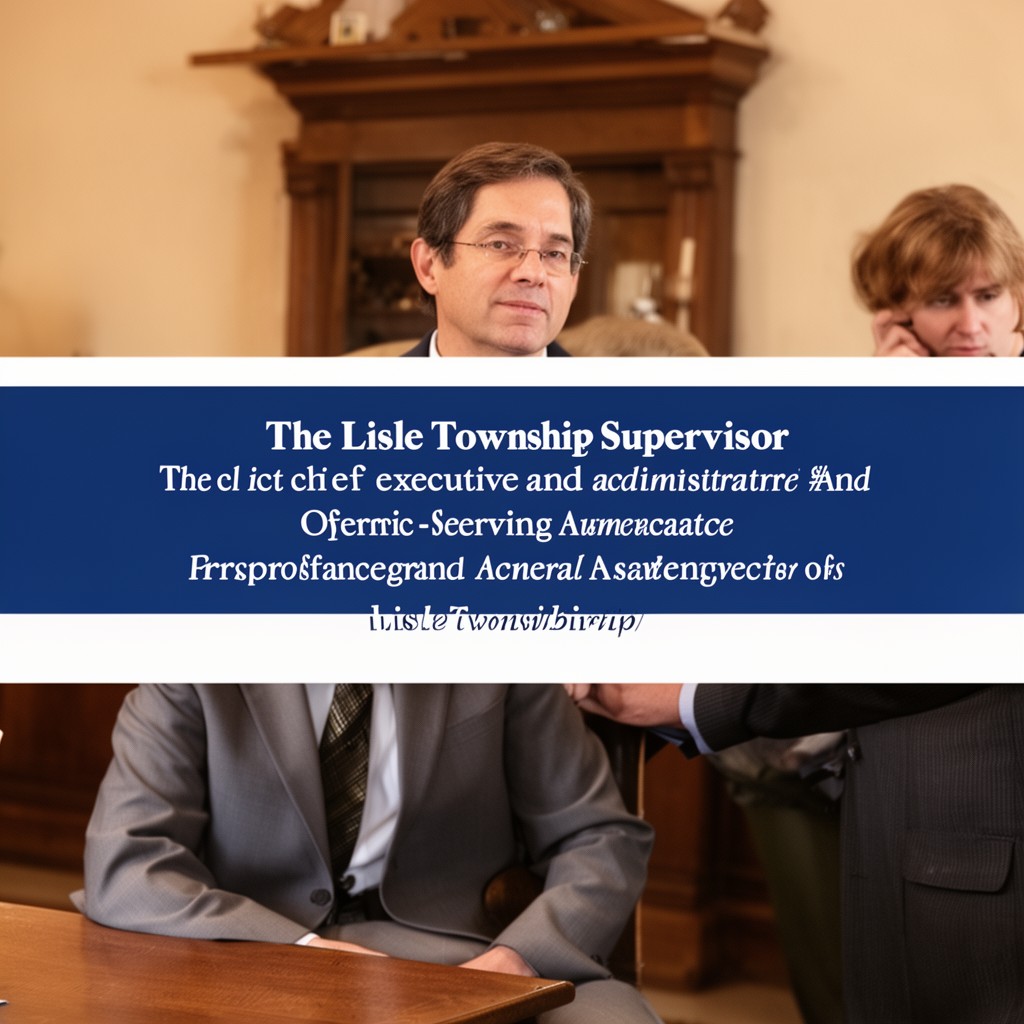 AI-generated illustration of Lisle Township Supervisor