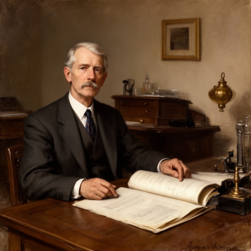 AI-generated illustration of Charles Hercules Rutan