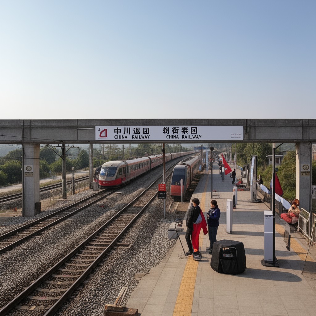 AI-generated illustration of China Railway