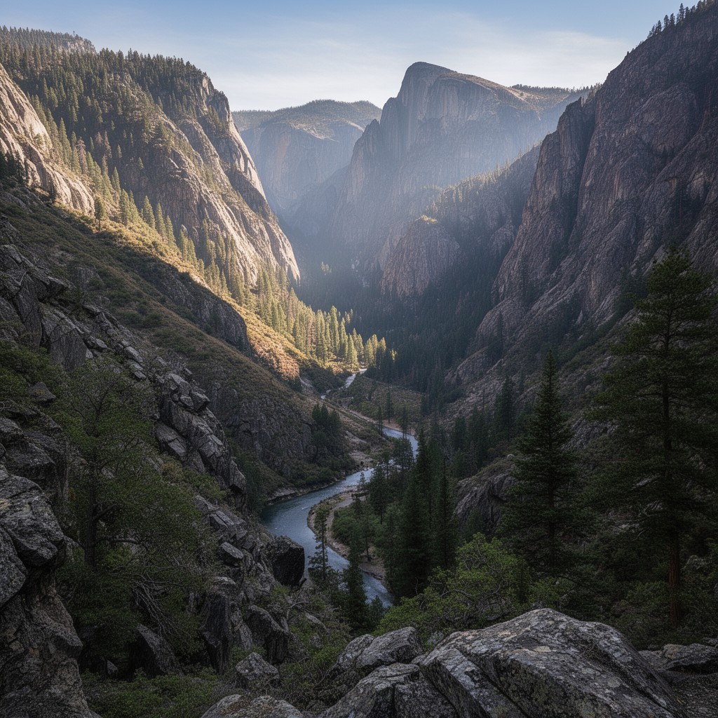 AI-generated illustration of Kings Canyon National Park