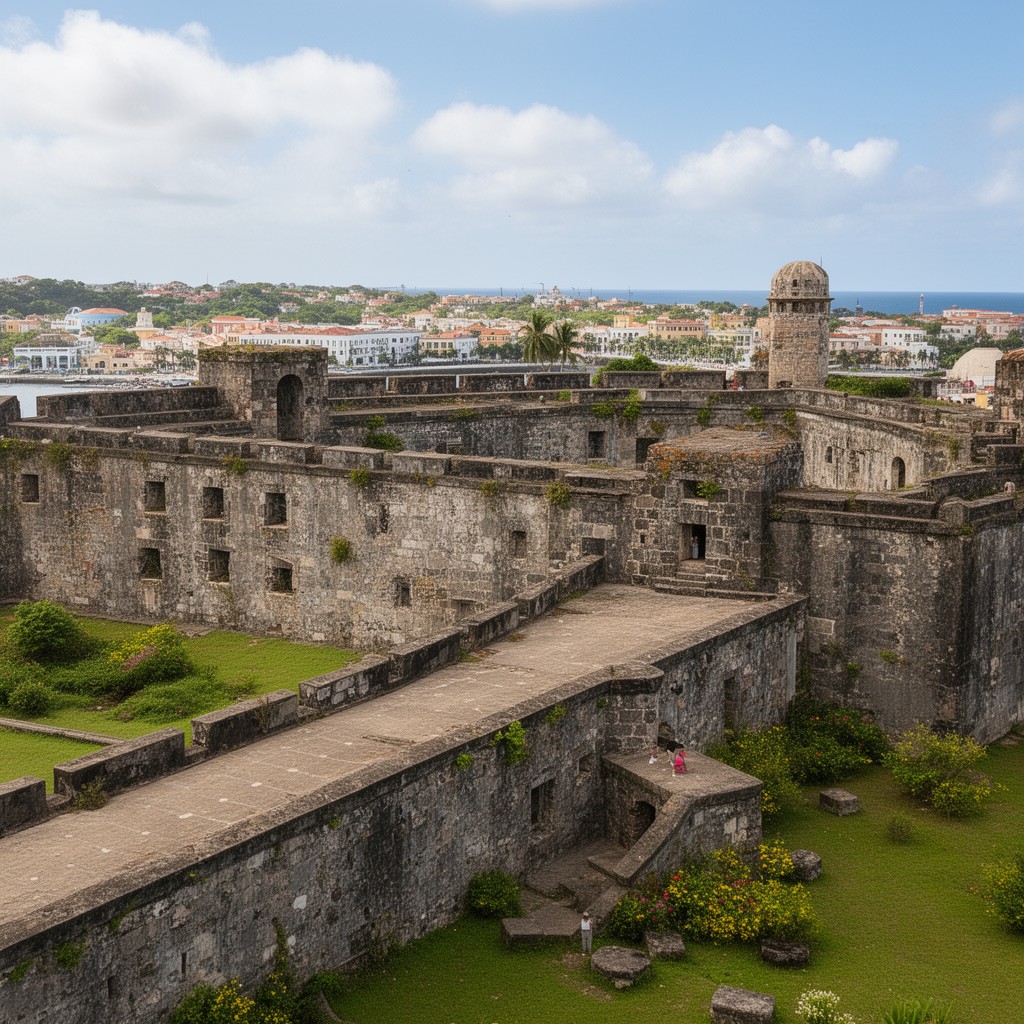 AI-generated illustration of Castillo San Felipe del Morro