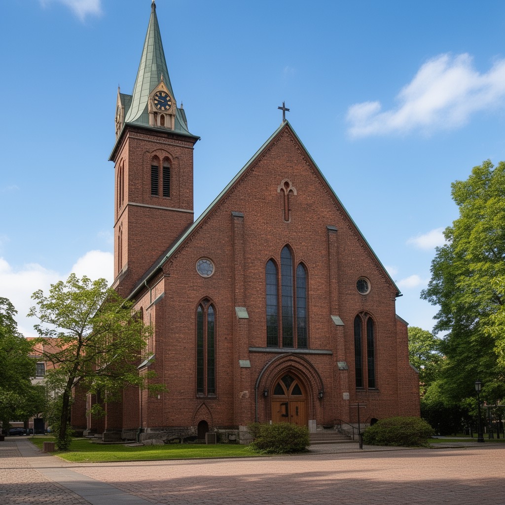 AI-generated illustration of Church of Sweden