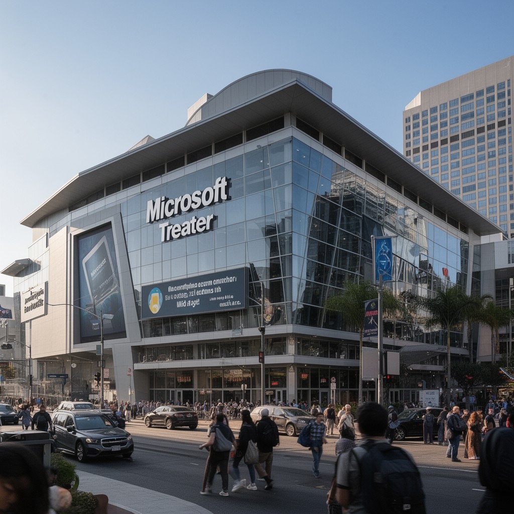 AI-generated illustration of Microsoft Theater