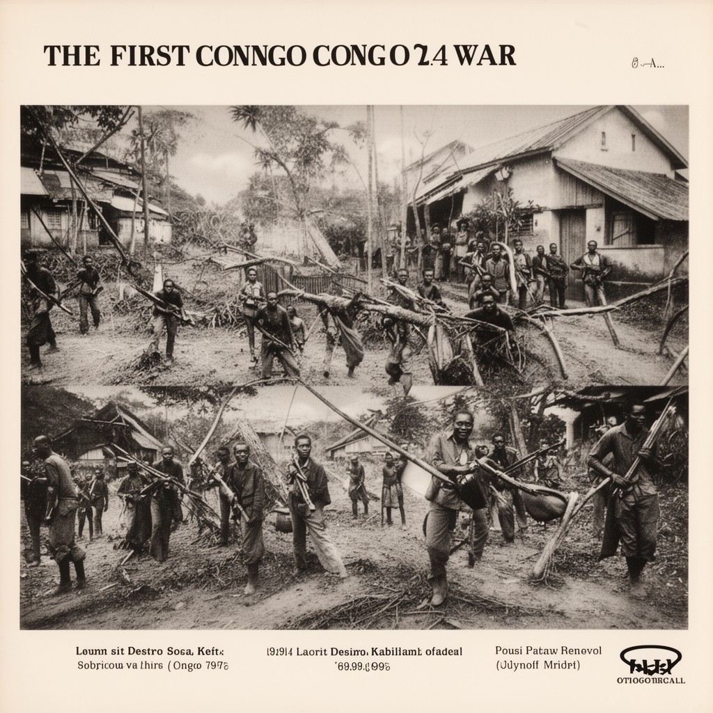 AI-generated illustration of First Congo War