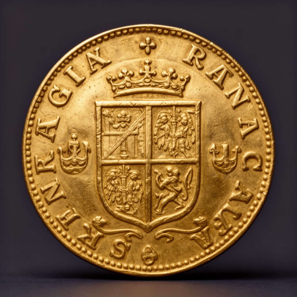 AI-generated illustration of Aragonese florin
