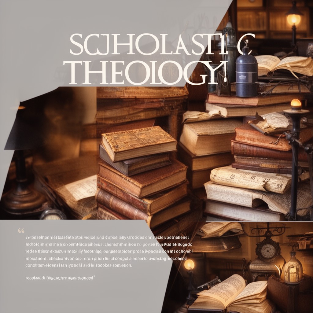 AI-generated illustration of Scholastic theology
