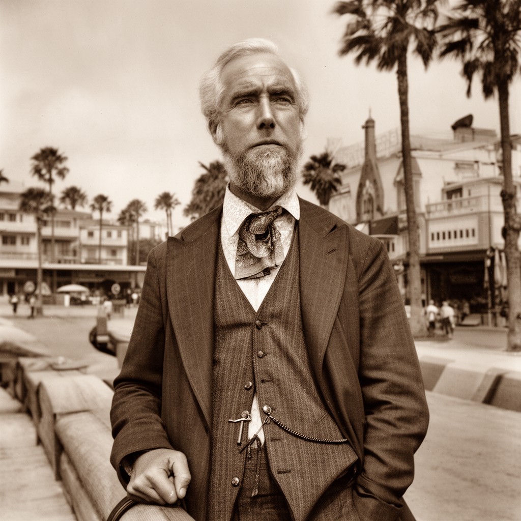AI-generated illustration of Abbot Kinney