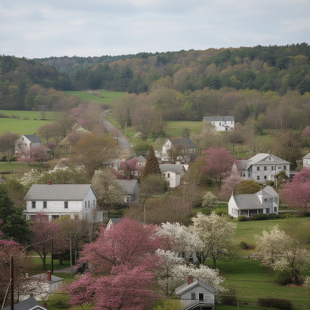 AI-generated illustration of Northeastern Connecticut