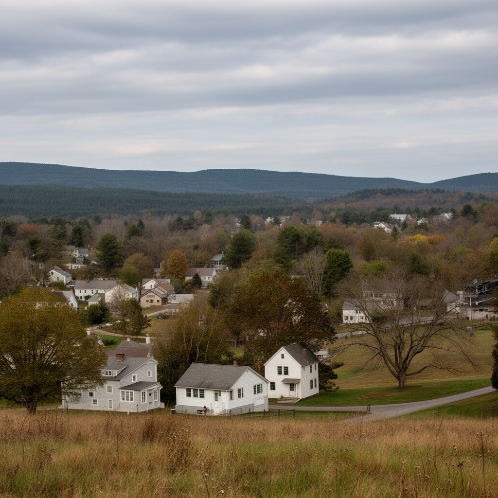 AI-generated illustration of Quiet Corner of Connecticut