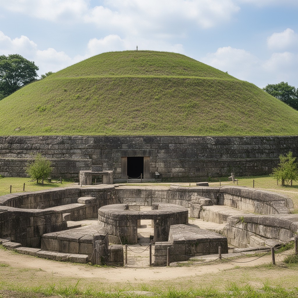 AI-generated illustration of Kofun period
