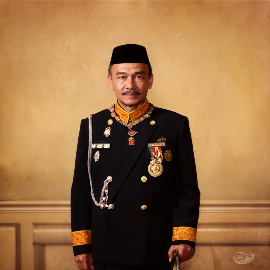 AI-generated illustration of Yang di-Pertuan Agong