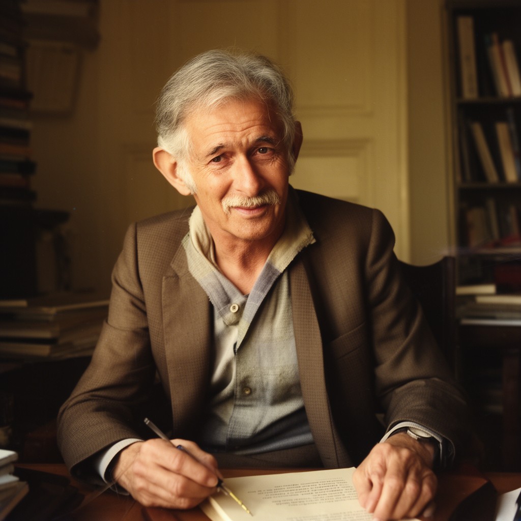AI-generated illustration of Albert DeSilver