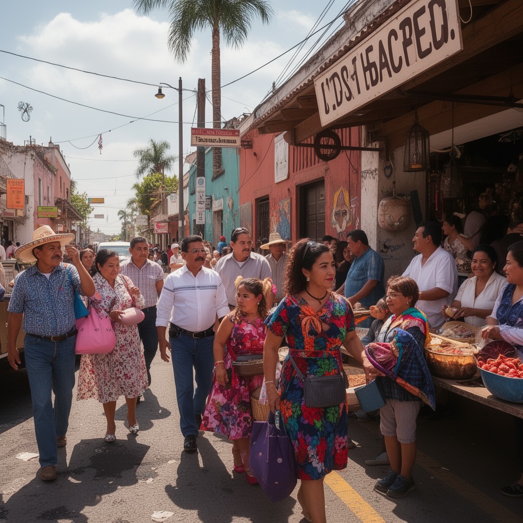 AI-generated illustration of Mexican Americans