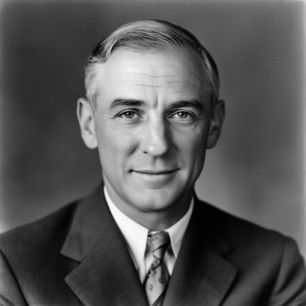 AI-generated illustration of Franklin D. Roosevelt Jr.
