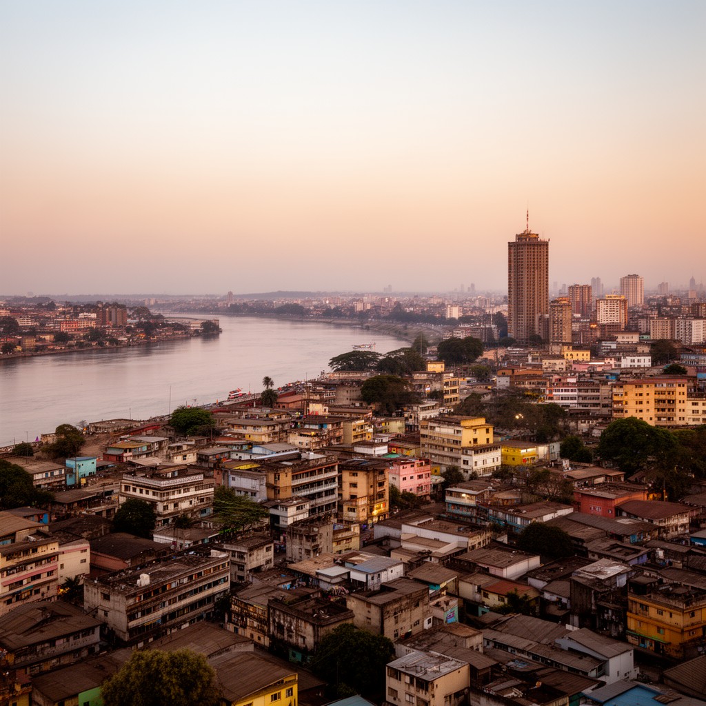 AI-generated illustration of Kinshasa