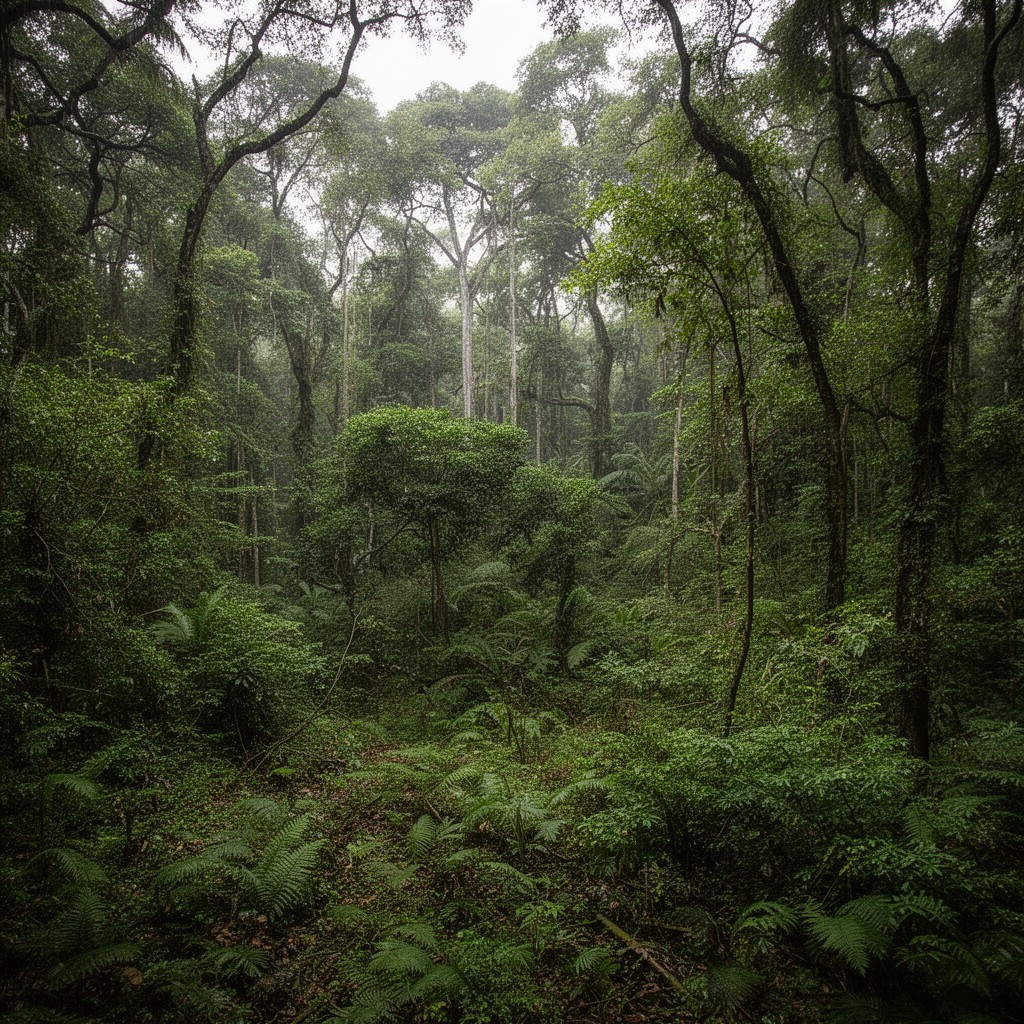 AI-generated illustration of Salonga National Park