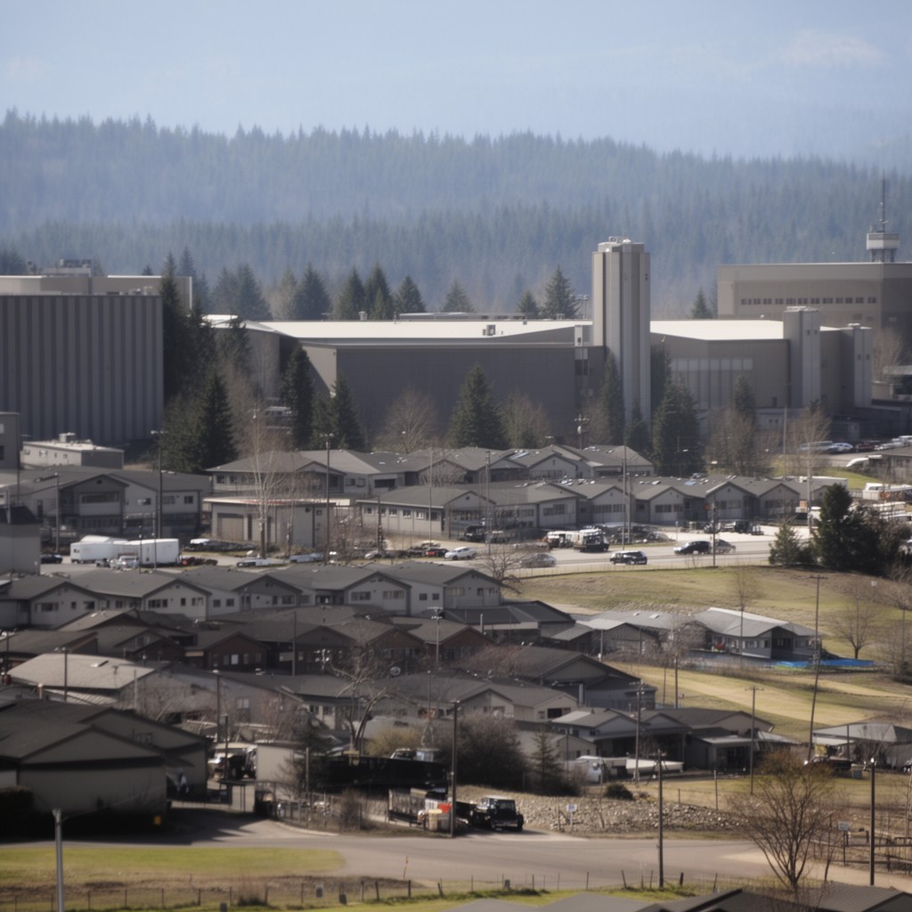 AI-generated illustration of Fort Lewis