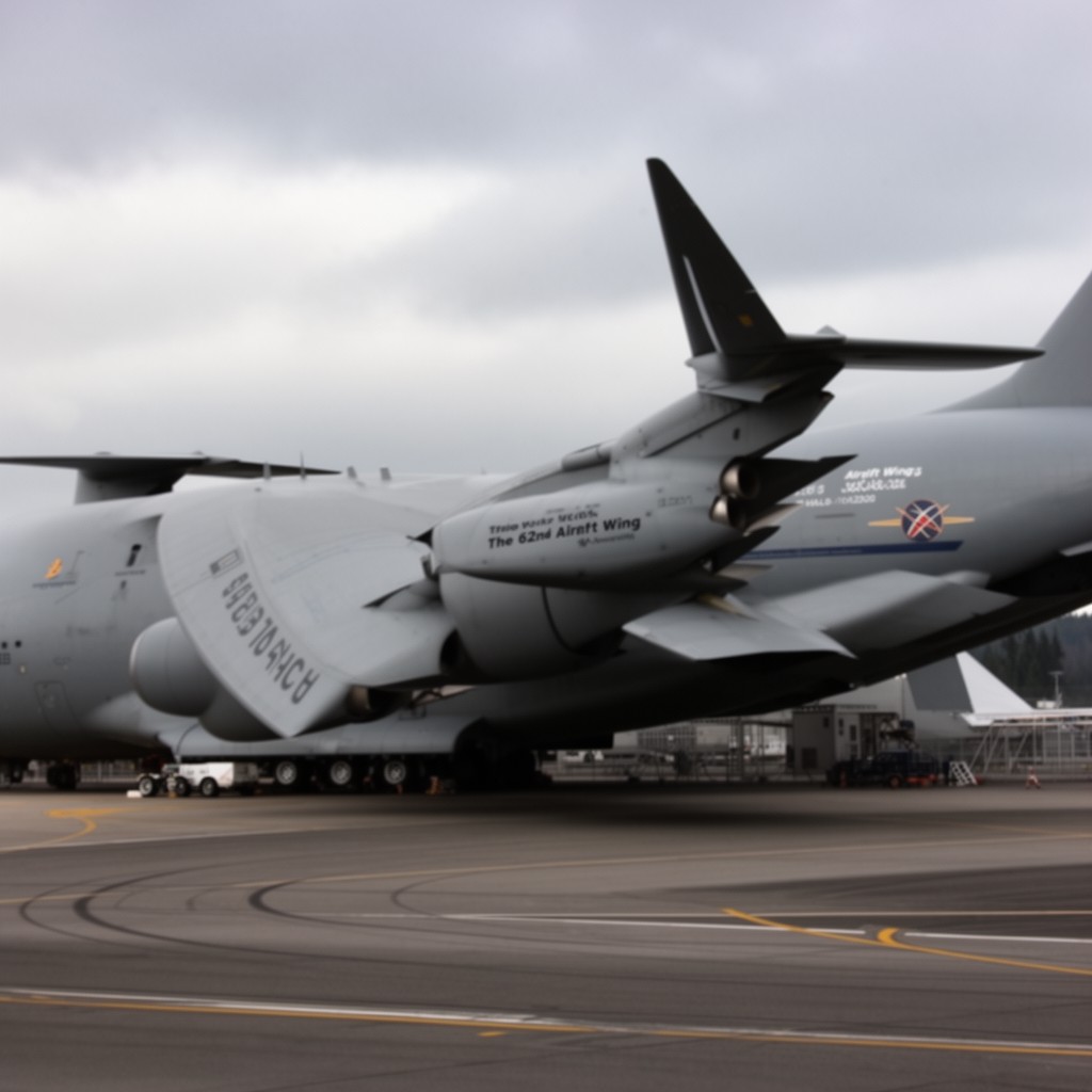 AI-generated illustration of 62nd Airlift Wing