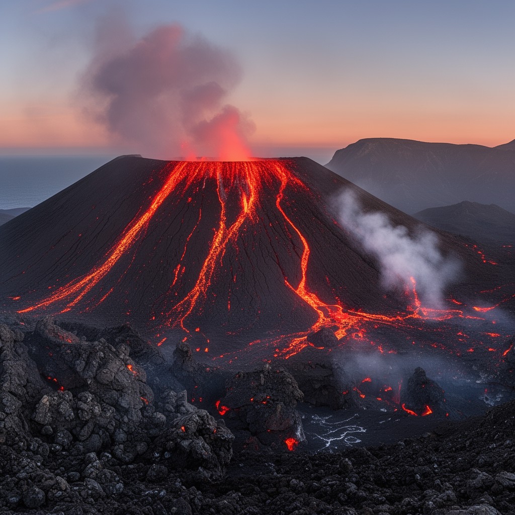 AI-generated illustration of Vulcano