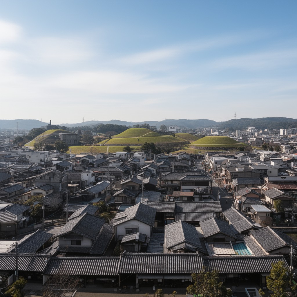 AI-generated illustration of Sakai, Osaka Prefecture, Japan