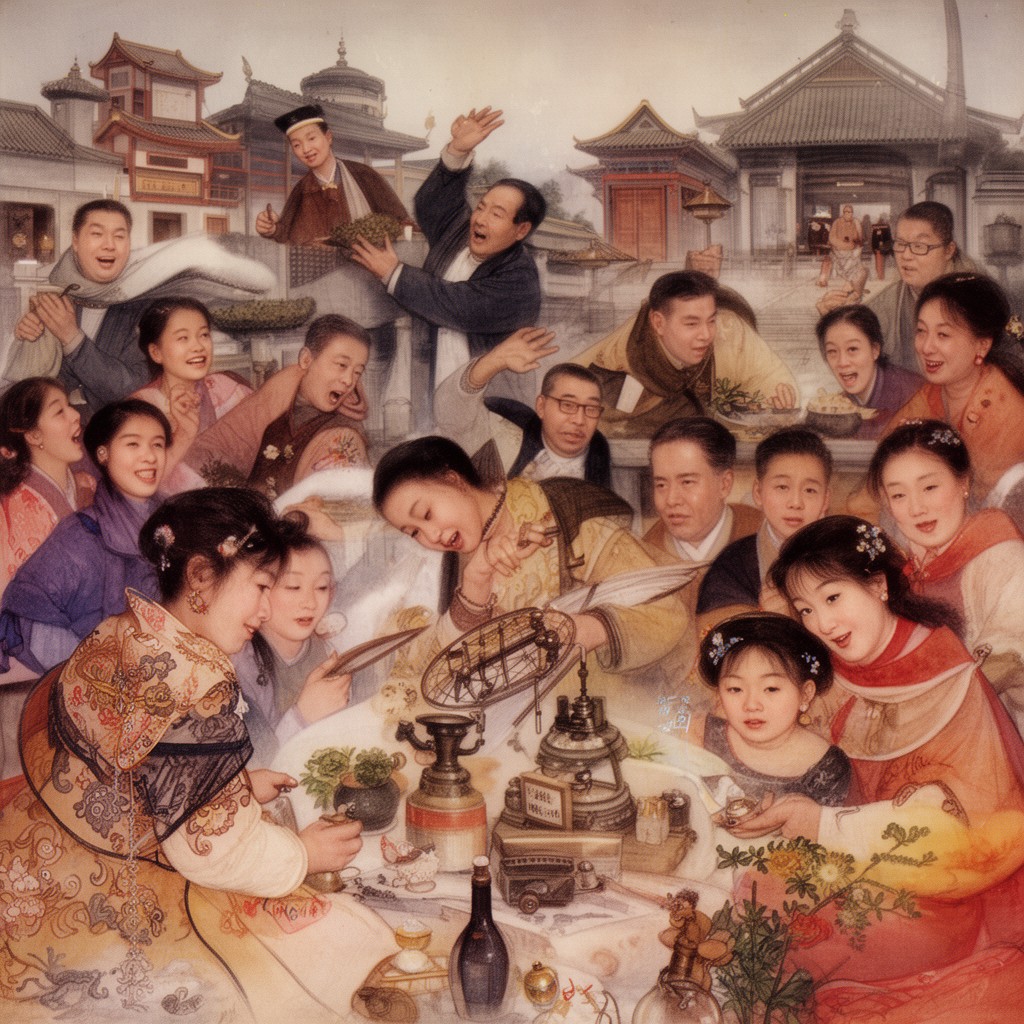 AI-generated illustration of Chinese Malaysians