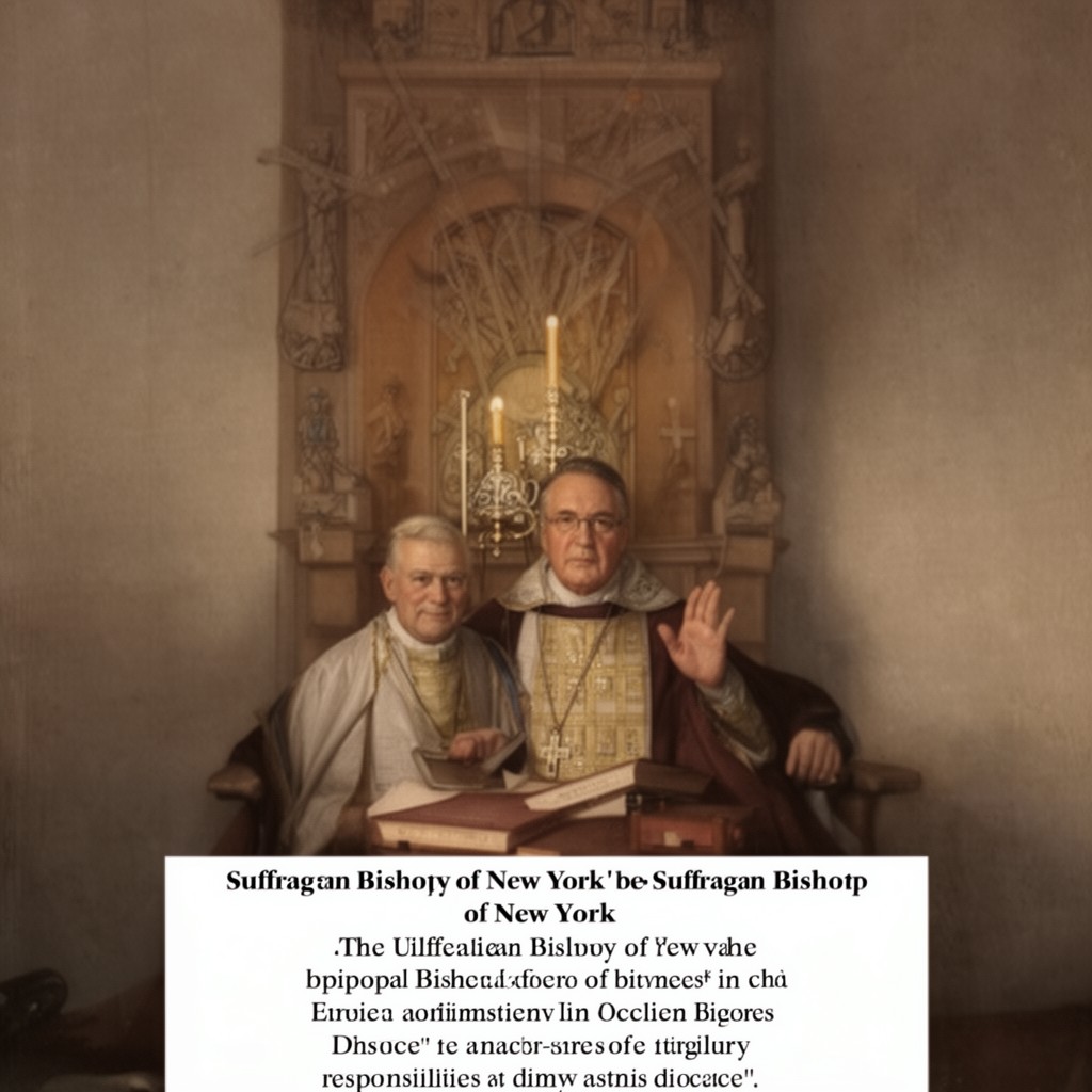 AI-generated illustration of Suffragan Bishop of New York