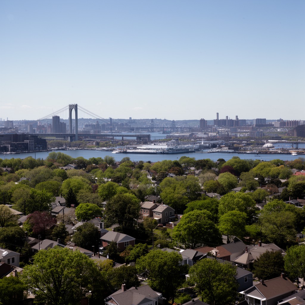 AI-generated illustration of Staten Island