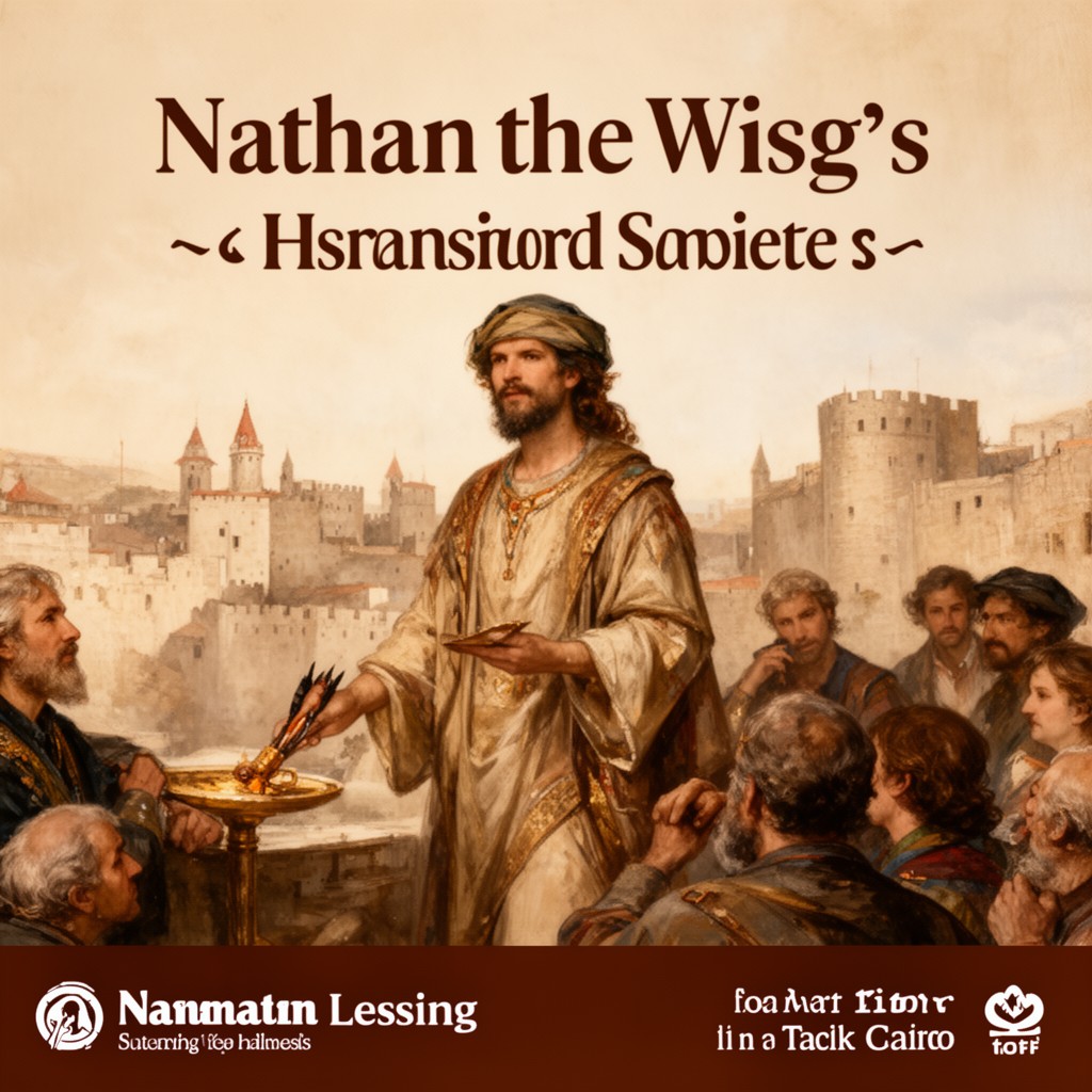 AI-generated illustration of Nathan the Wise