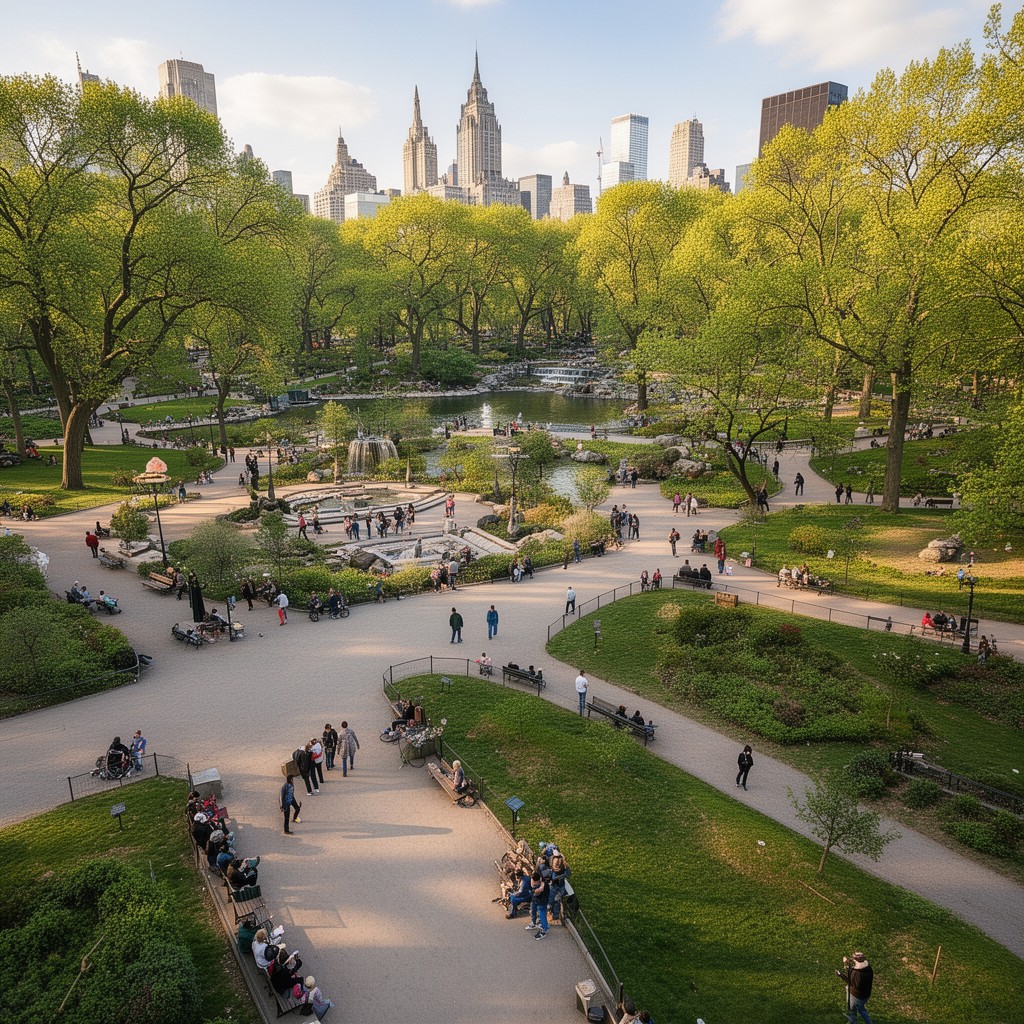 AI-generated illustration of Central Park