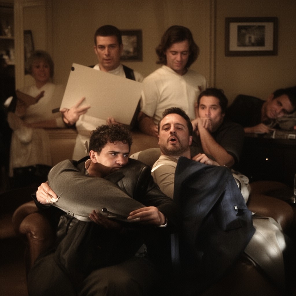 AI-generated illustration of The Sopranos
