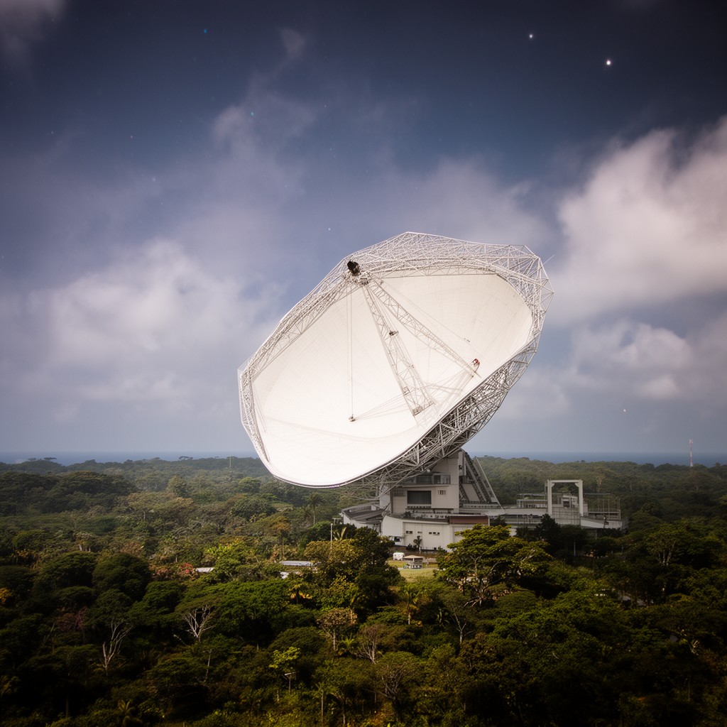 AI-generated illustration of National Astronomy and Ionosphere Center