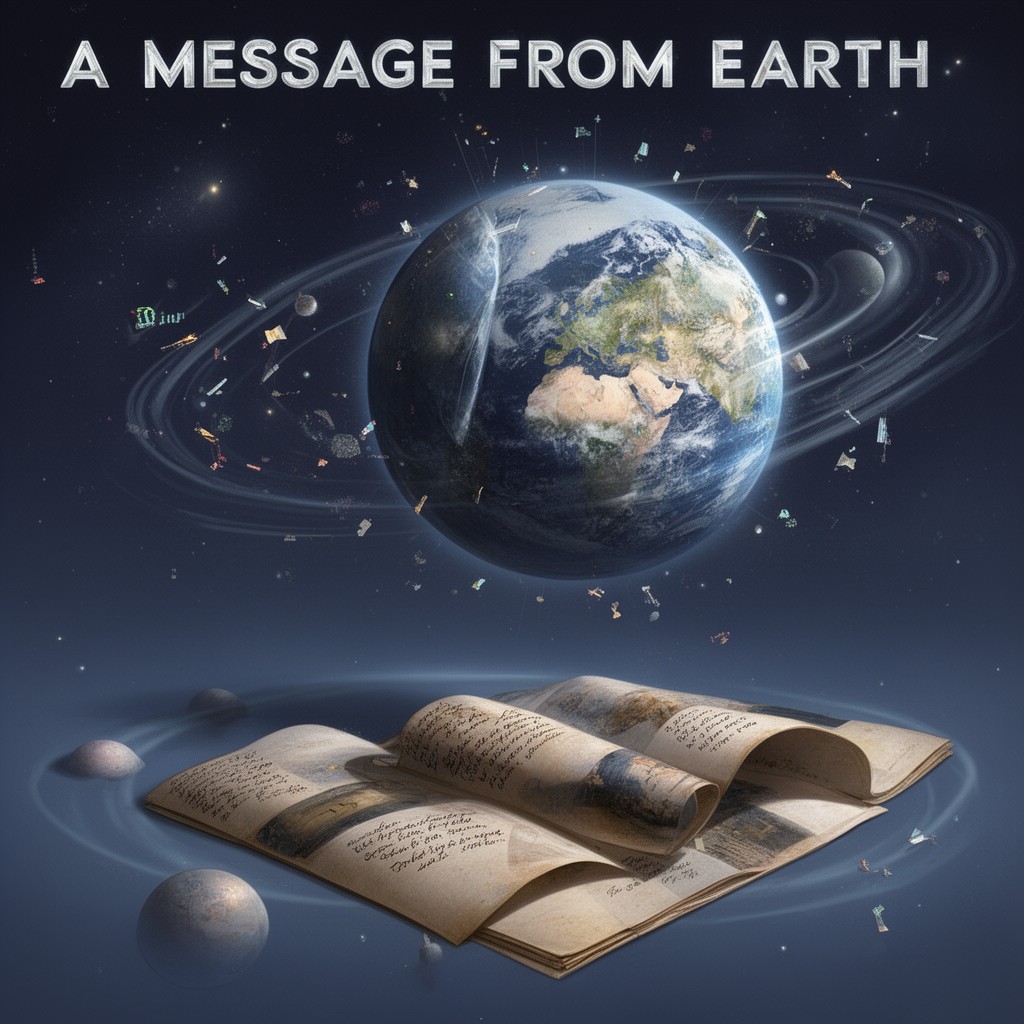 AI-generated illustration of A Message From Earth