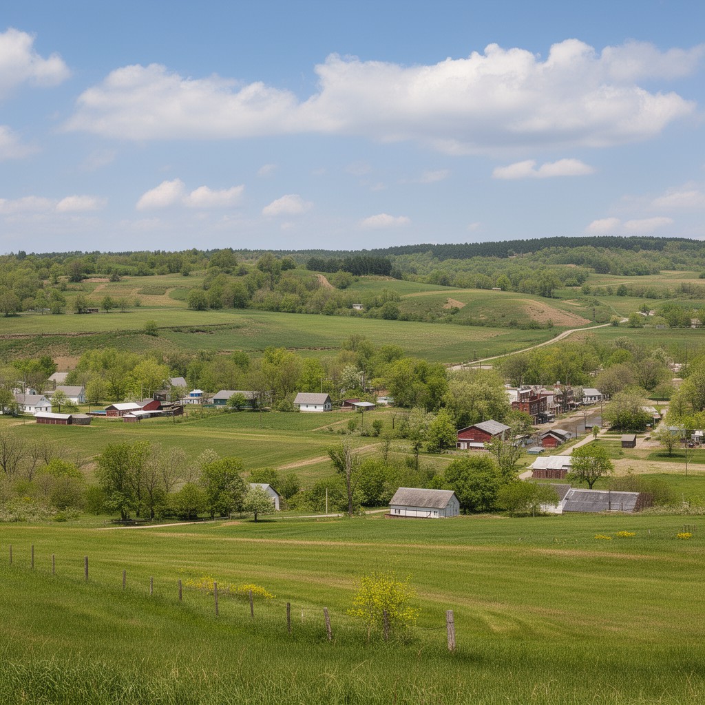AI-generated illustration of Fillmore County, Minnesota