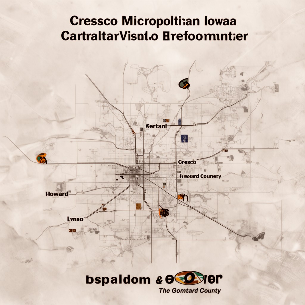 AI-generated illustration of Cresco micropolitan area