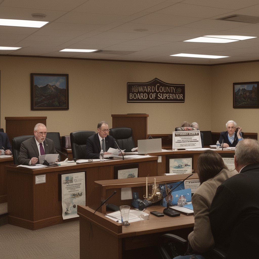 AI-generated illustration of Howard County Board of Supervisors