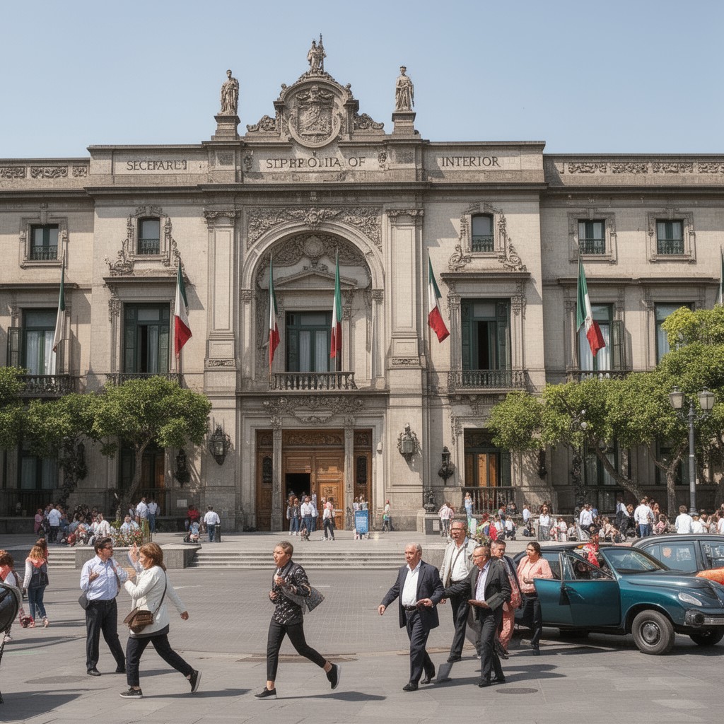 AI-generated illustration of Secretariat of the Interior (Mexico)
