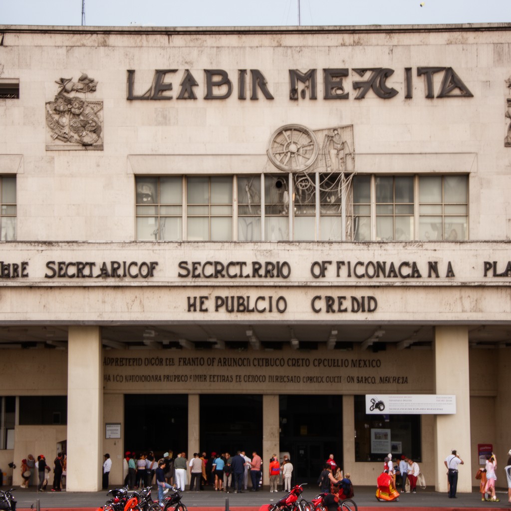 AI-generated illustration of Secretariat of Finance and Public Credit (Mexico)