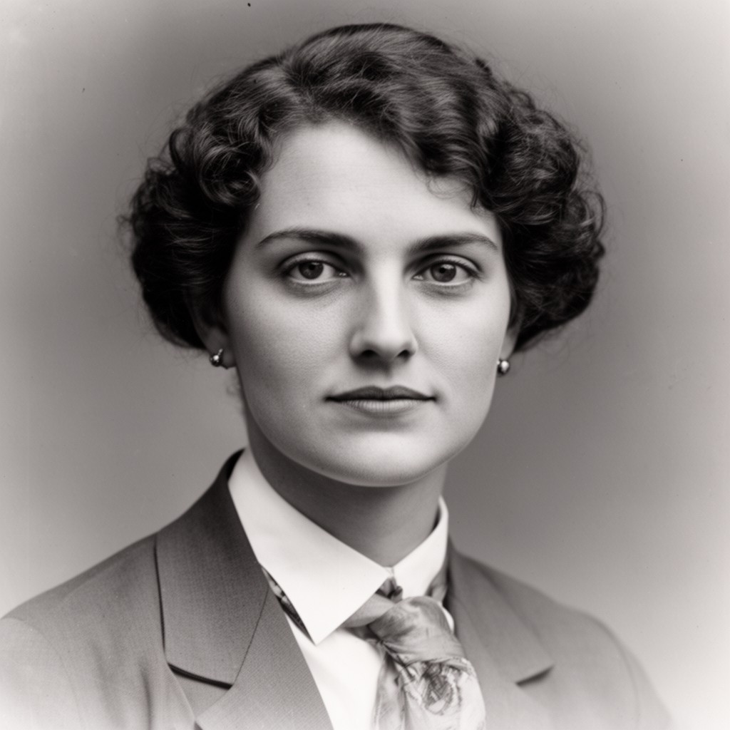 AI-generated illustration of Nora Stanton Blatch