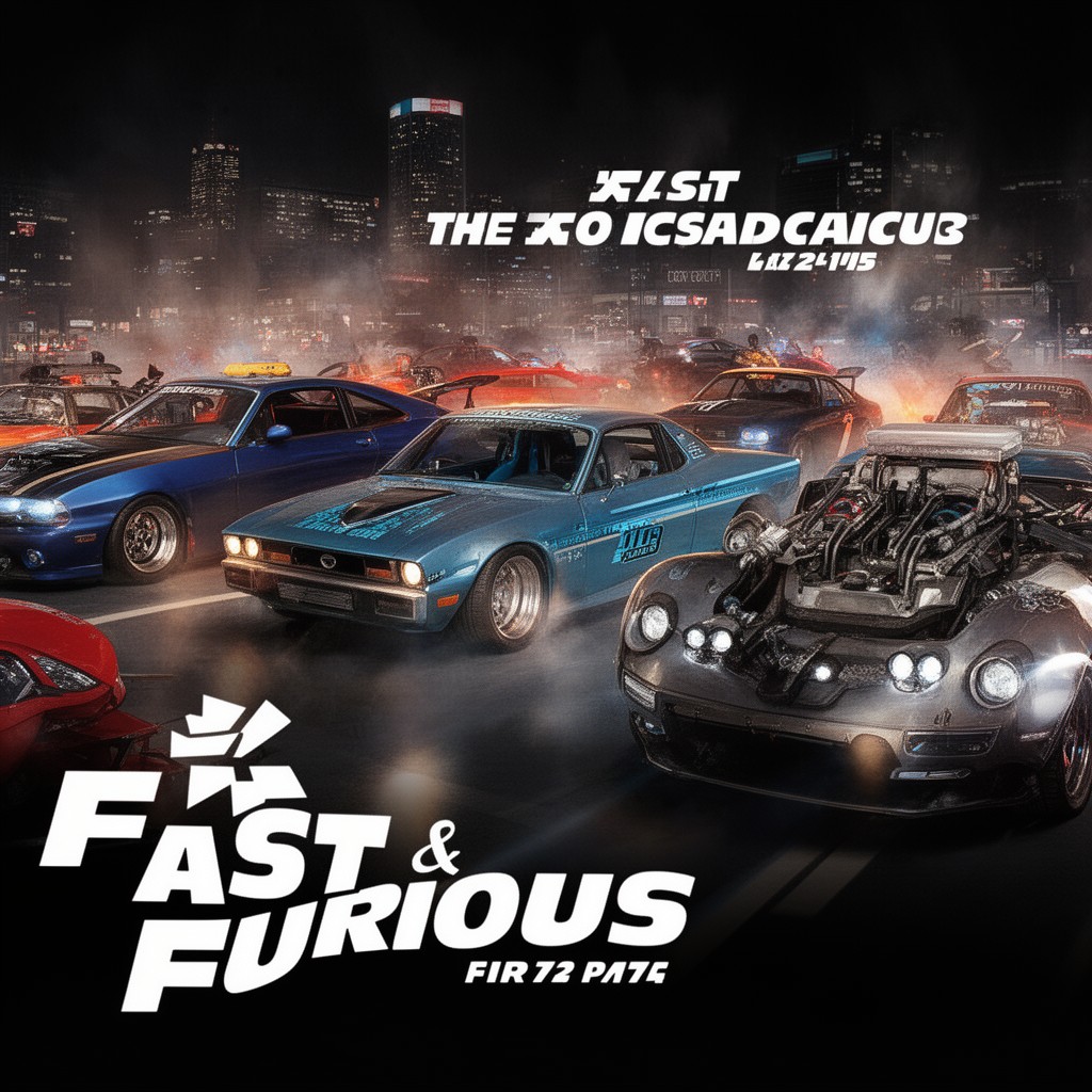AI-generated illustration of Fast & Furious