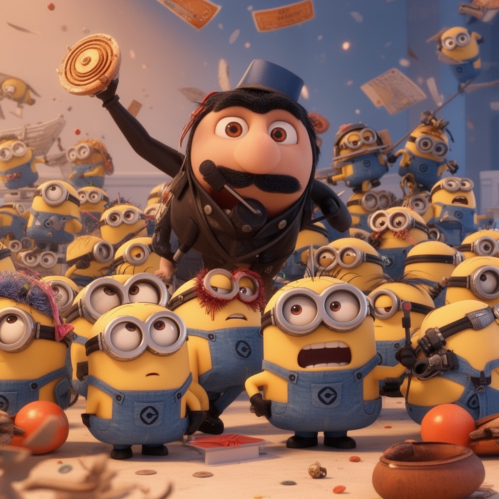 AI-generated illustration of Despicable Me