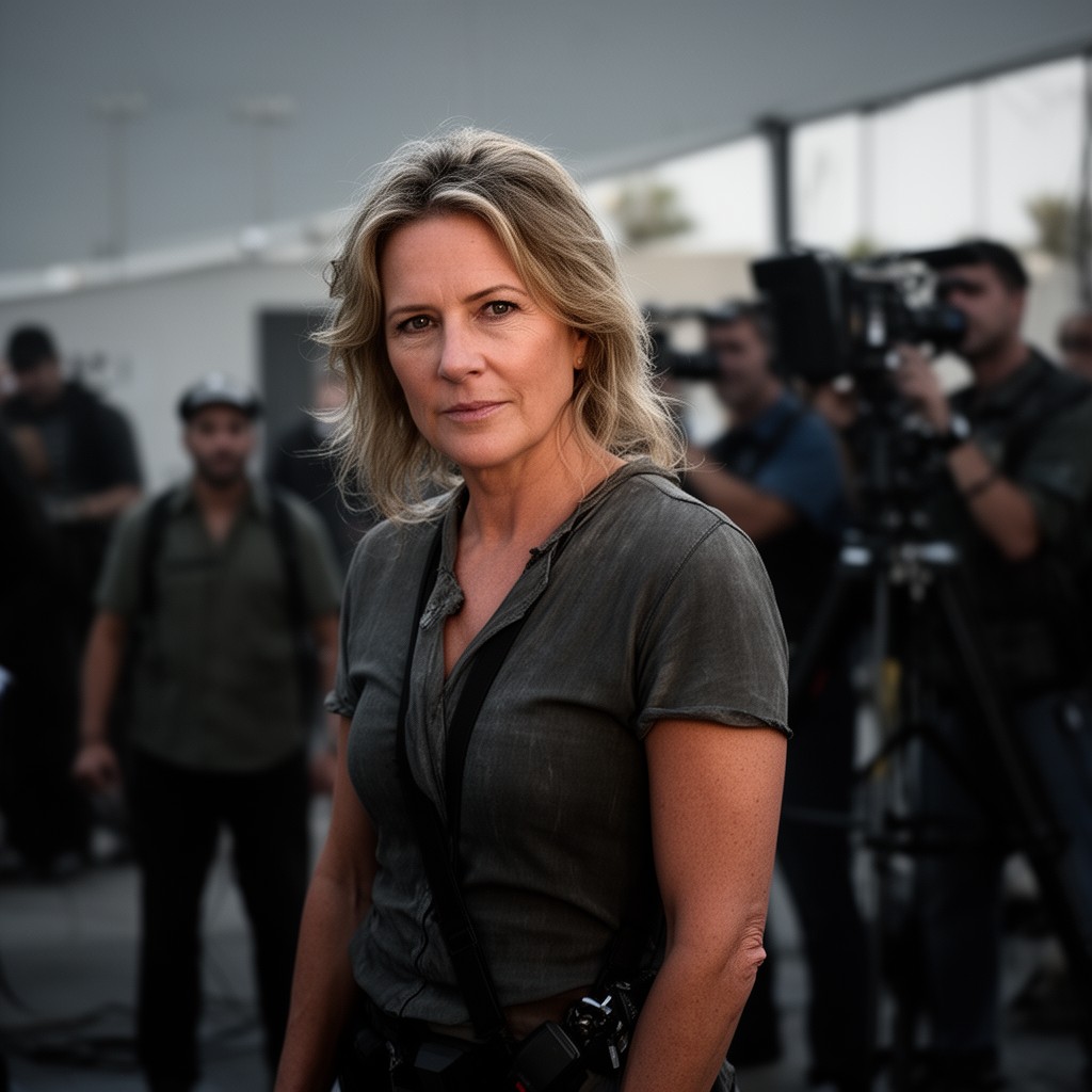 AI-generated illustration of Kathryn Bigelow