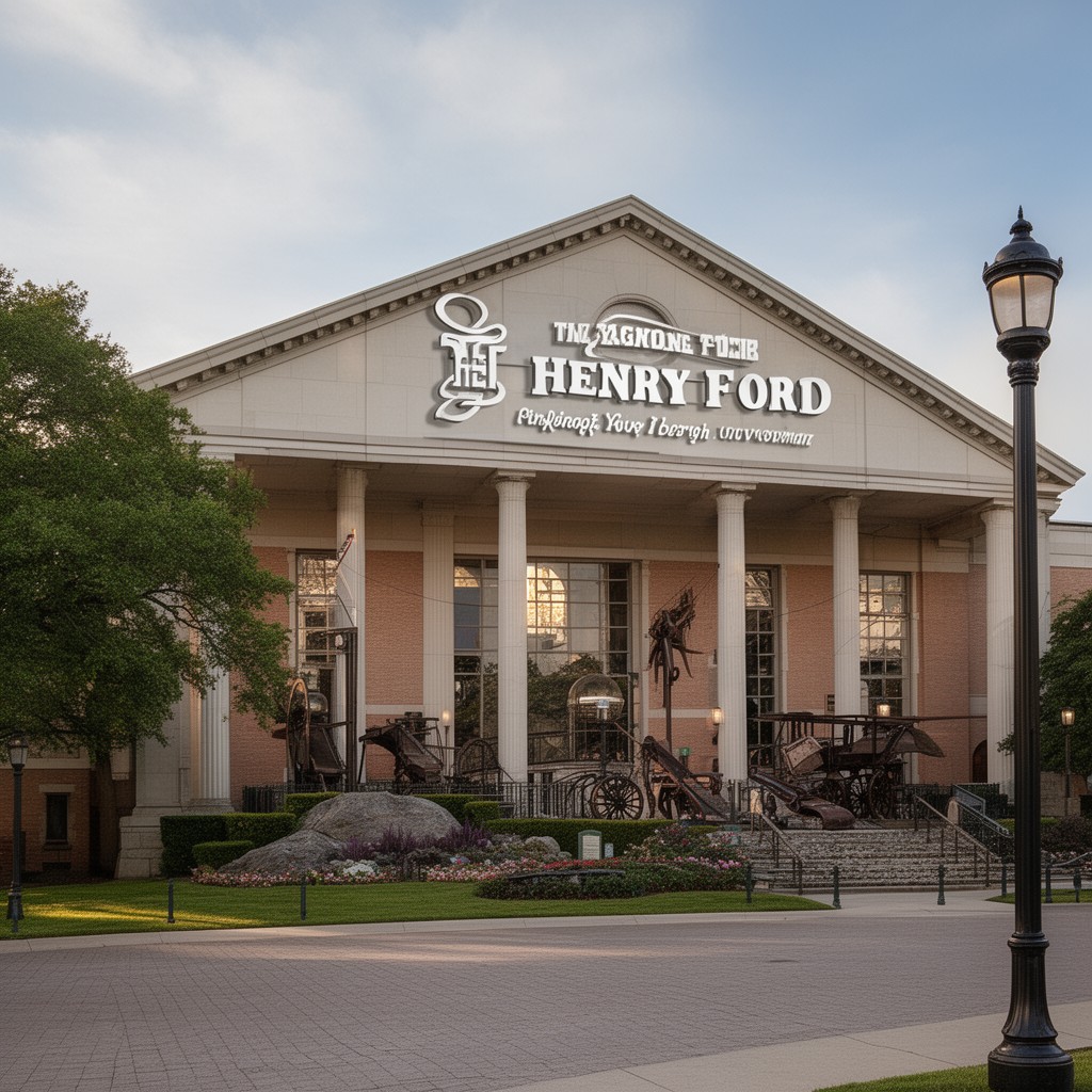 AI-generated illustration of The Henry Ford (museum complex)