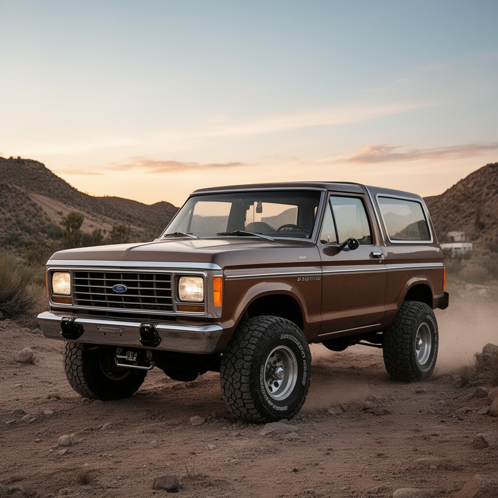 AI-generated illustration of Ford Bronco II