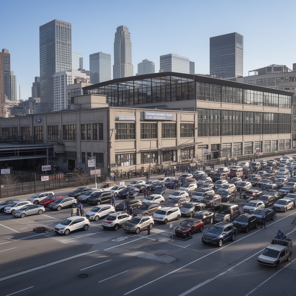 AI-generated illustration of Chicago Assembly Plant