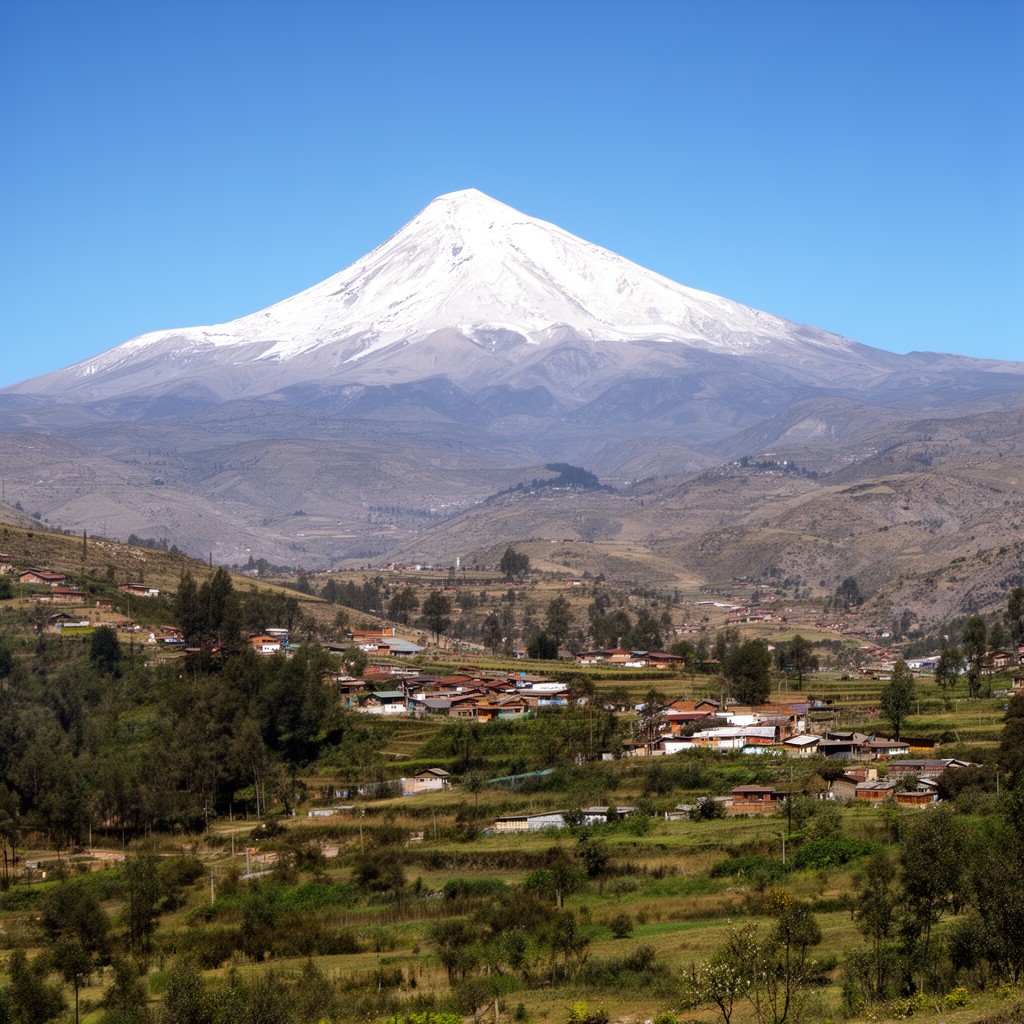 AI-generated illustration of Chimborazo Province